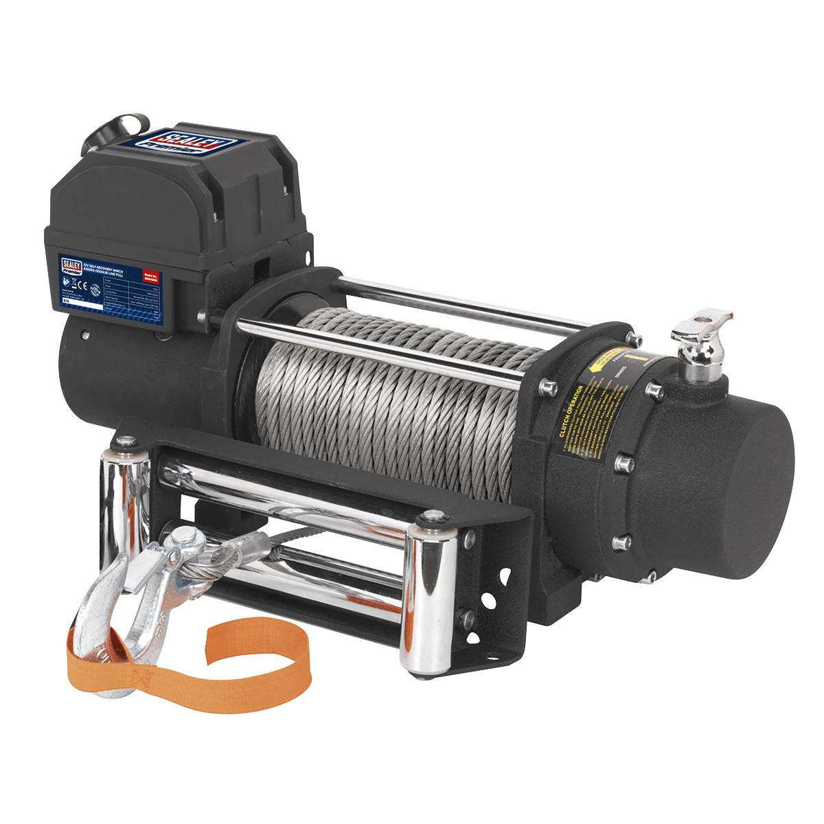 Sealey Self-Recovery Winch 4300kg (9500lb) Line Pull 12V