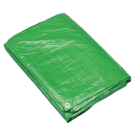 Sealey Tarpaulin 5.49 x 7.32m Green